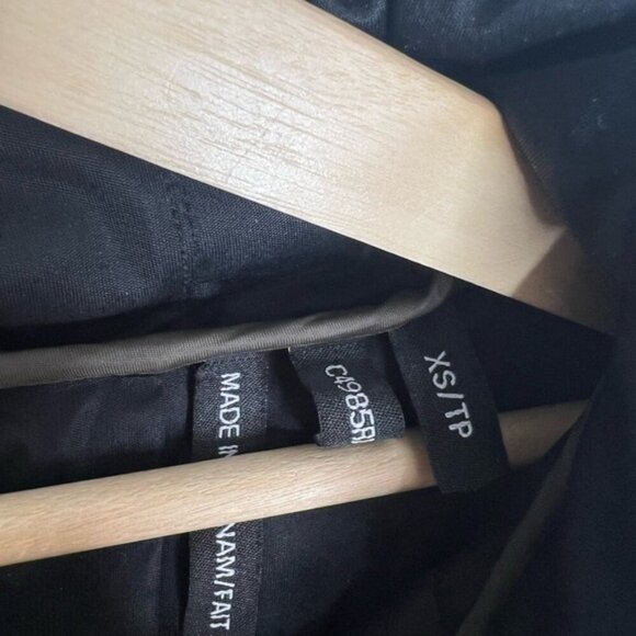 Etage DOWN jacket black long coat size xs - Picture 3 of 6